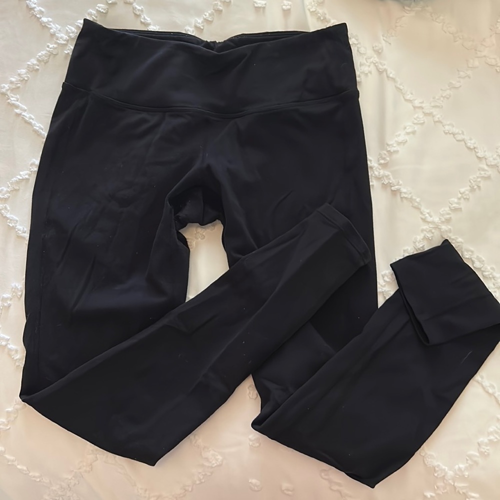 black athleta leggings - size small